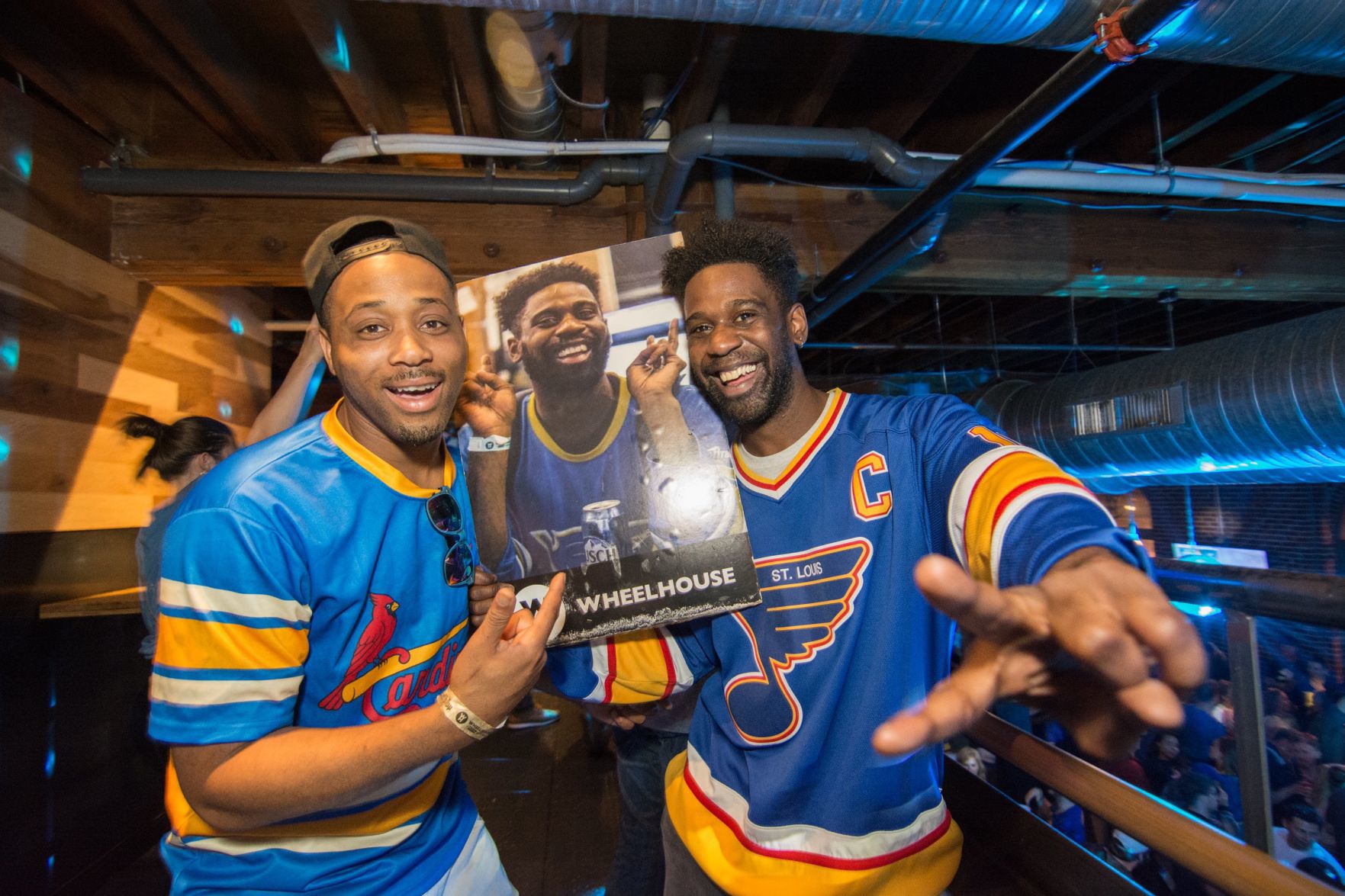 Blues Fans at Wheelhouse during Stanley Cup Final Game 7. Spons